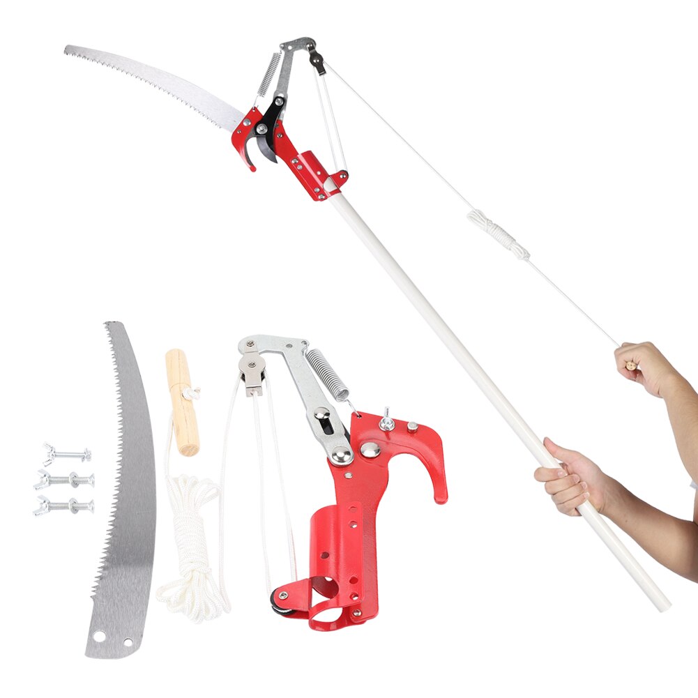 2 Wheels Sharp Garden Pruning Shear Tree Trimmer Clipper Trimming Tool For Gardening, Landscaping And Heavy Duty Trimming