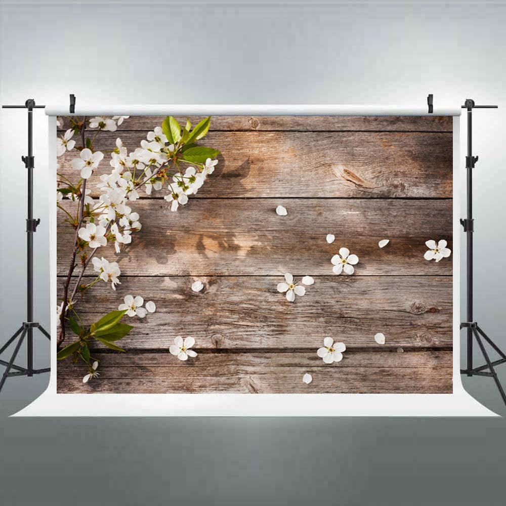 SITOO 80x125cm Vinyl Holz Backdorp Fotografie Hintergrund mit 3D Rosa Blumen- aufbringen Für Lebensmittel Video Foto-Schießen Photgraphy