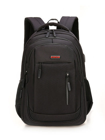 Big Men Backpack School Bags Teen Boys Student High School Back Pack Laptop 15.6 Oxford Gray College Multifunctional Bagpack: small black