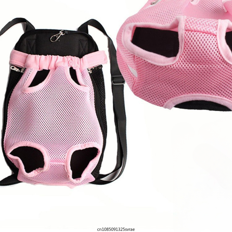 Dog Cat Pets Backpack Hands-Free Pet Travel Bag Double Shoulder Mesh Breathable Pet Dog Carrier Backpack Pet Accessories
