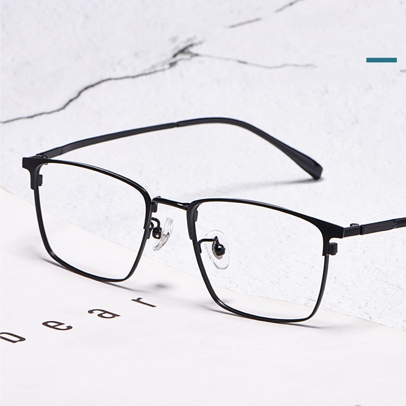Ultralight Beta Titanium Men's Titanium Metal Full Frame Glasses Ultralight Business Optical Glasses Prescription Glasses Men