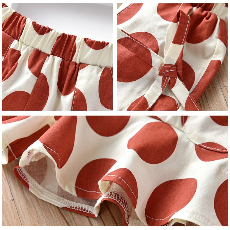 Pigeshorts børnetøj børnebukser til babypigebukser sommer småbørn solide 90 100 110 120 130 140