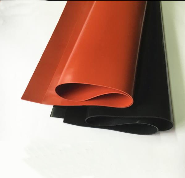 1.5mm/2mm/3mm Red/Black Silicone Rubber Sheet 500X500mm Black Silicone Sheet, Rubber Matt, Silicone Sheeting for Heat Resistance