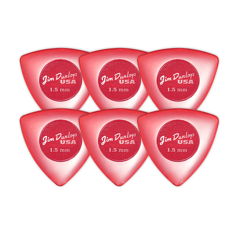 Dunlop Pick. Big Triangle series anti-slip.Wear-resistant.It has a thickness of 1.5/2.0/3.0mm. Suitable for electric guitar/bass