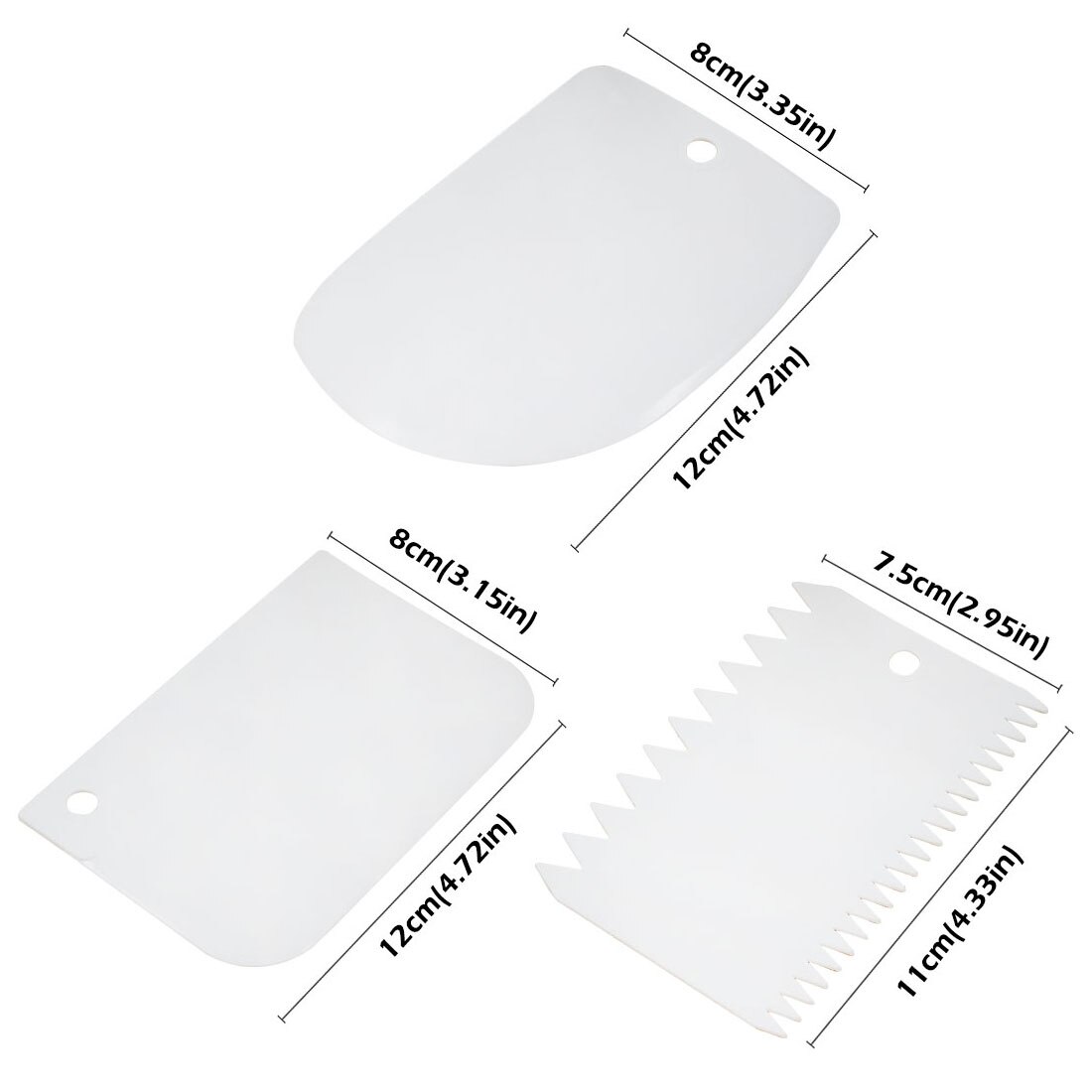 4 Kleuren Plastic Taart Draaitafel Taart Stand Roterende Taart Decoreren Draaitafel Anti-Slip Ronde Cake Stand Roterende Pan: 3pcs Random Color