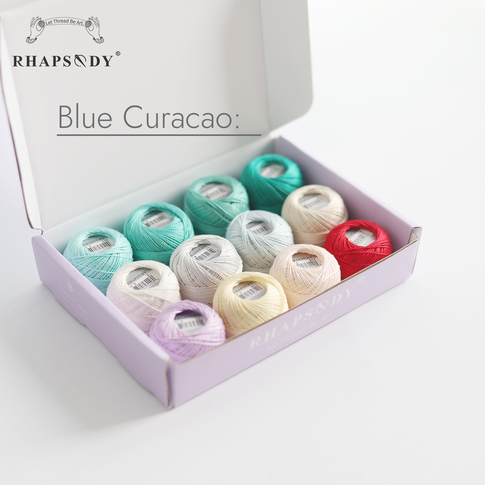Rhapsody Premium Größe 8 Perle Baumwolle Stickerei Gewinde 12 Bals Für Kreuz Stich DIY Häkeln Versengt Mercerisierter Ägyptischer Baumwolle