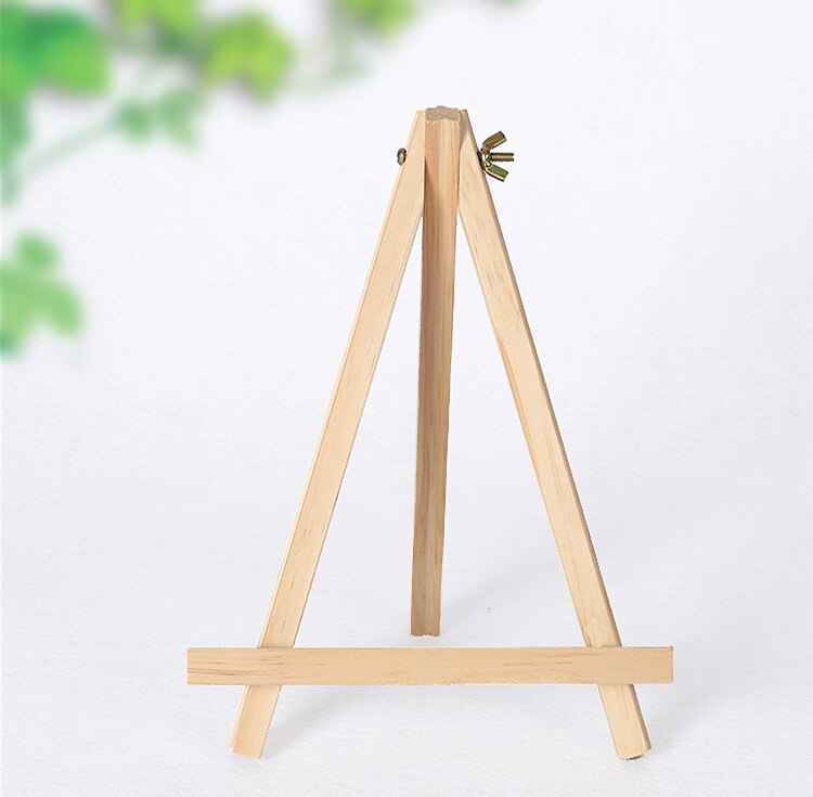 Mini cavalete de madeira para decoração de festa, mesa de casamento em madeira com 10 modos de 15x9cm, suporte para cartão e exibição