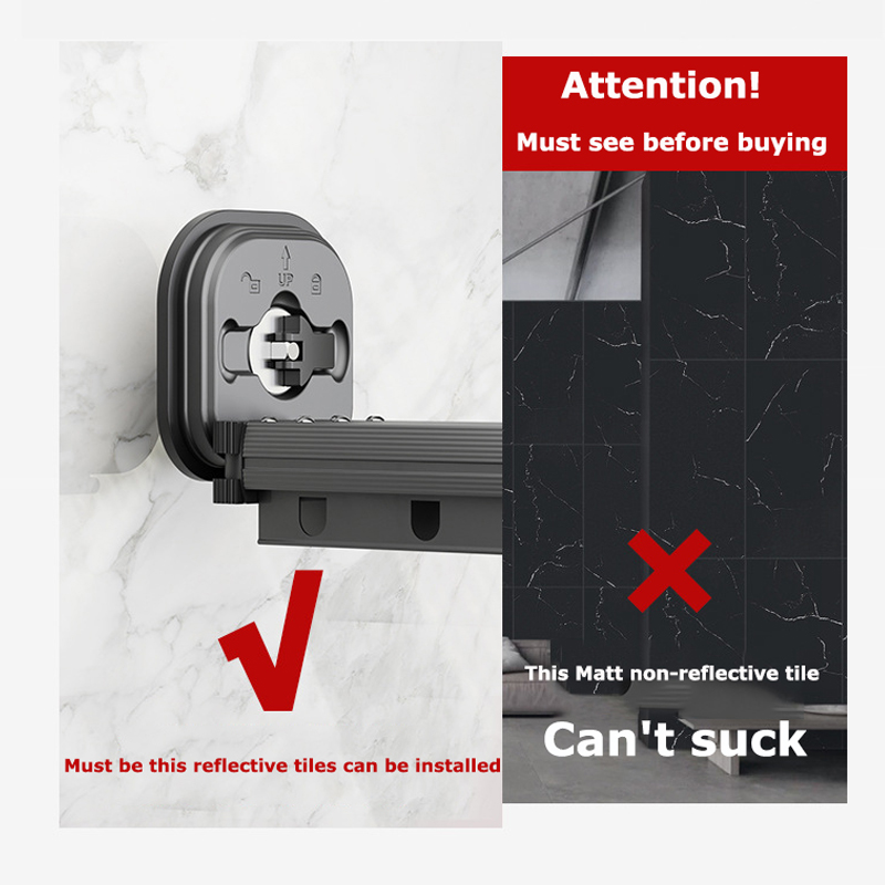 Wandgemonteerde Kleerhanger Opvouwbare Telescopische Kleerhangers Zonder Ponsen Kledingpaard Indoor Balkon Eenvoudige Droogkast