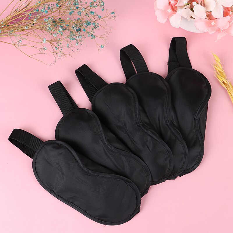 5PCS Cute Eye Aid Travel Rest Eye Cover Sleeping Mask Aviation Sleep Mask Unisex Portable Elastic Bandage