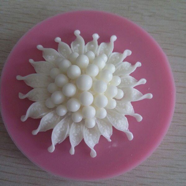 brosche blume jewely silikon form für dekorieren kuchen fondant formen