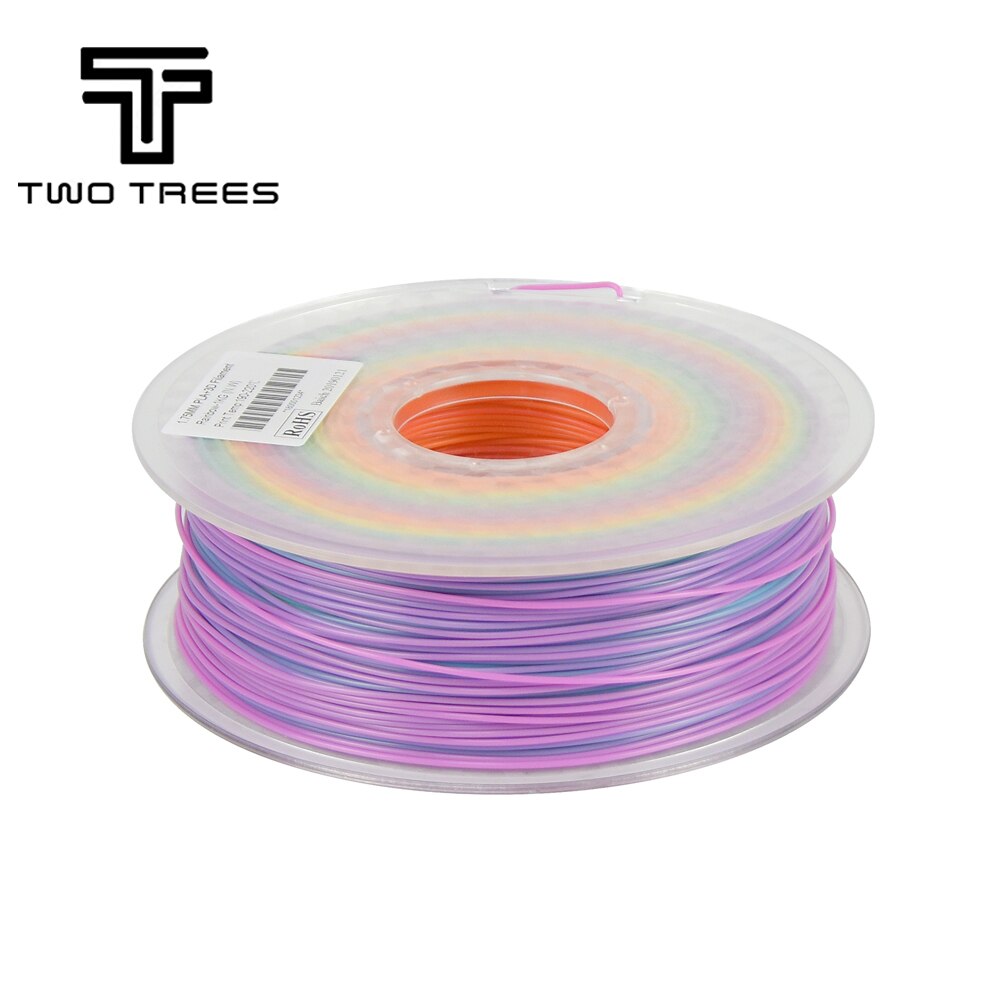 3D Filament Pla Filament 1.75 Multi Gradient Kleuren 1Kg Plastic Spoelen Filament 1.75 3D Printer Filament Impressora 3D Filamento