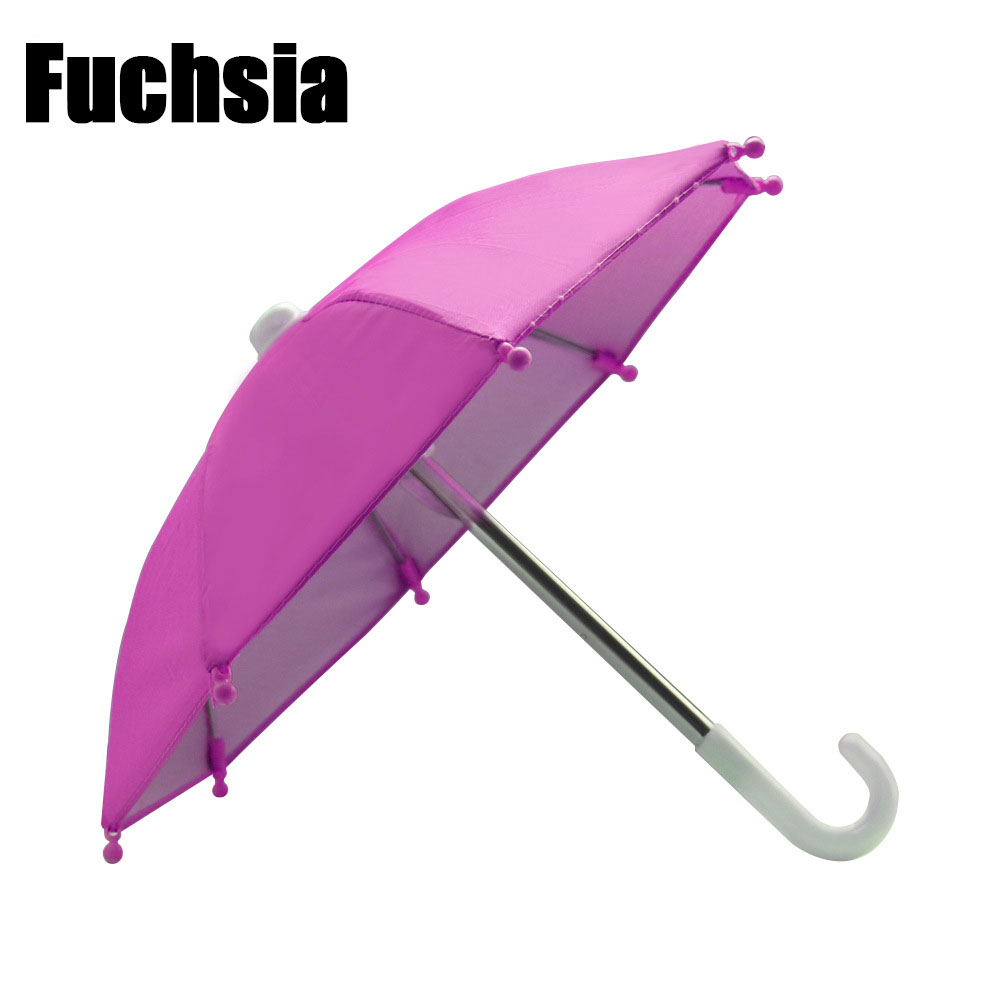 1 pièces support de téléphone pour moto Mini parasol parapluie accessoires de décoration de vélo accessoires de moto mobiles en Polyester: Or