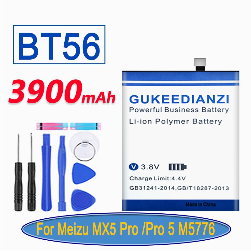 BT51 BT53 BT56 BT65M BT66 BT41 BT45A BA792 Batteria Per Meizu MX4/MX5/Mx6 Pro/Pro5/pro 6 Plus/M2 Note/Blu A5 /U10 BT710 Batteria: BT56