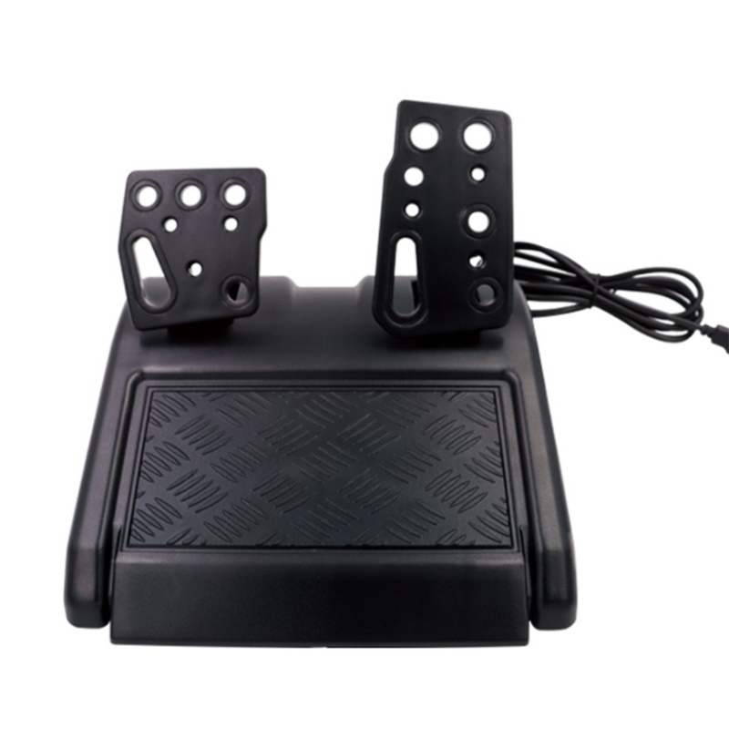 4 in 1 Gaming Steering Wheel with Pedals 180 ° Rotation for XB 360/PS3/PS2/PC K5DB