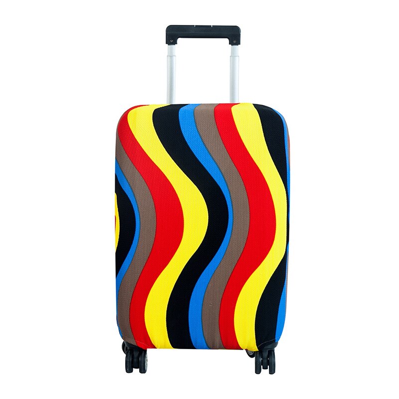 CelleCool High Qualit Luggage Cover Travel elasticity Dust cover Travel Luggage Protective Suitcase cover Trolley case: Color corrugated / XL   26-28