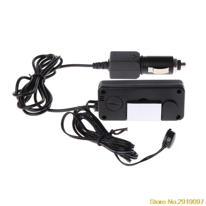 Car Inside Outside Thermometer LCD Display Indoor Outdoor Thermometer 12V Vehicles 1.5m Cable Sensor