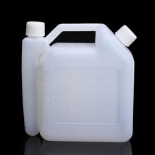 2- -takts olja bensin bränsle blandning flaska tank trimmer motorsåg hälla behållare