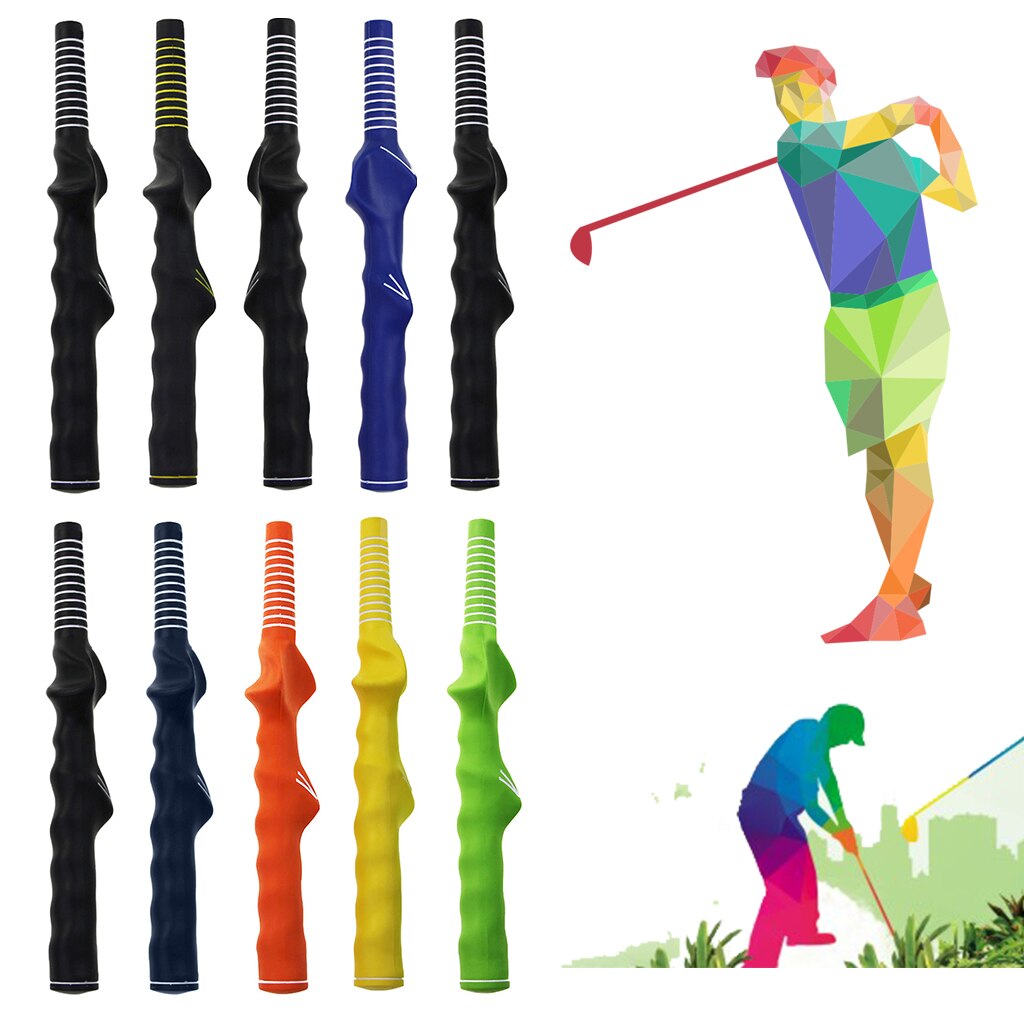 Golf Training Grip Right Left Hand Swing Practice Tool Breathable Club Proper