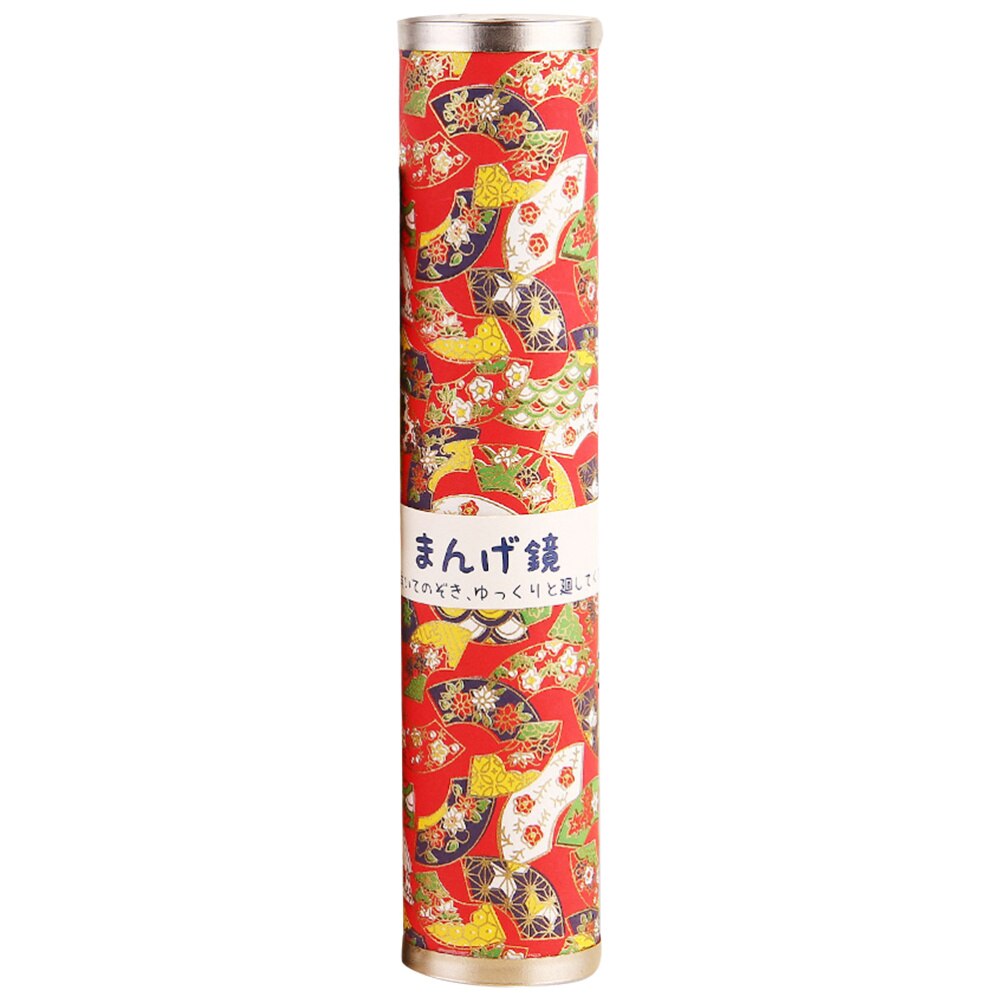 1Pc Japanese Style Kaleidoscope With Metal Cover Special Paper (Random Color): Default Title