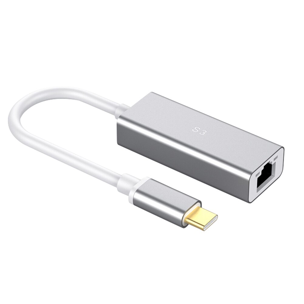 Usb C Ethernet Netwerk Adapter Type-C Om RJ45 Lan Adapter Voor Macbook Pro Ipad Pro/Air usb Gigabit Ethernet Netwerkkaart