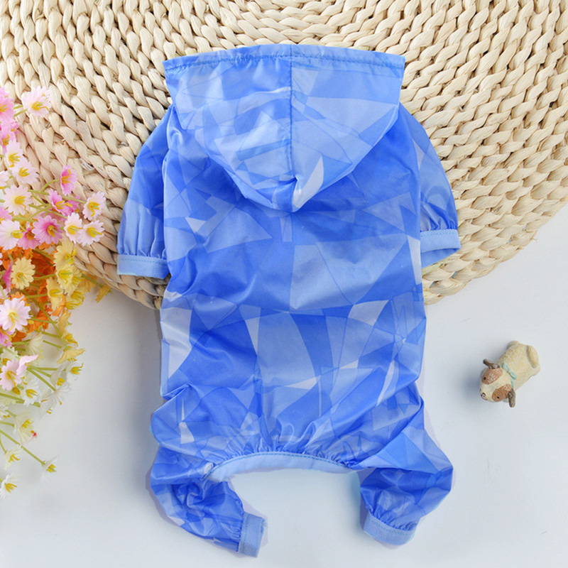 Small Dog Raincoat For dogs Sun-proof Clothing Summer Sun Protection Hoodie Small Dog Clothes For Medium Pets Puppy Cat Clothing