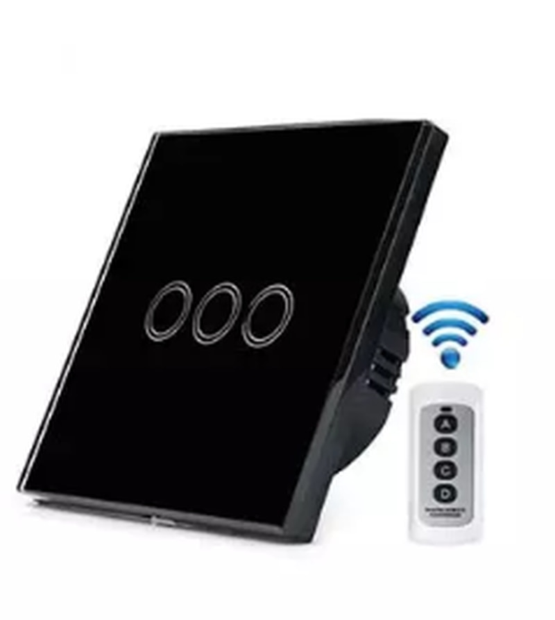 RF433 WIFI Glass Panel Touch Screen Tempered Glass Remote Control Wall Switch Touch Switch Smart Switches 60Hz