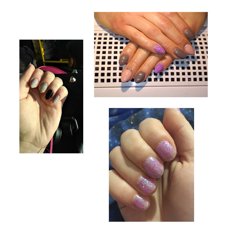 Olografica di Zucchero In Polvere glitter per unghie Polvere di Sabbia Estate Unghie artistiche Pigmento Manicure Capovolge La Decorazione 12 Colori Disponibili