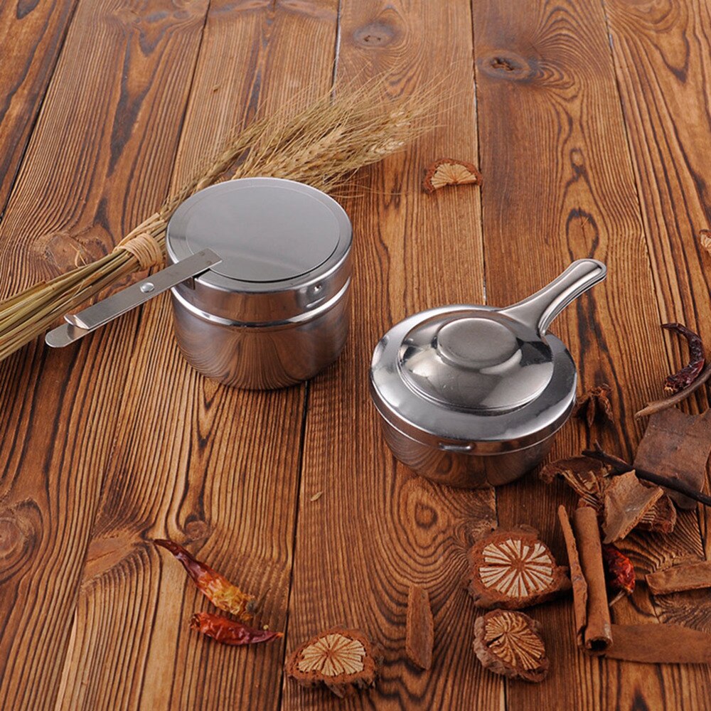 Stainless Steel Fuel Holder Chafer Sterno Canned Heat Holder for Buffets Barbecue Parties