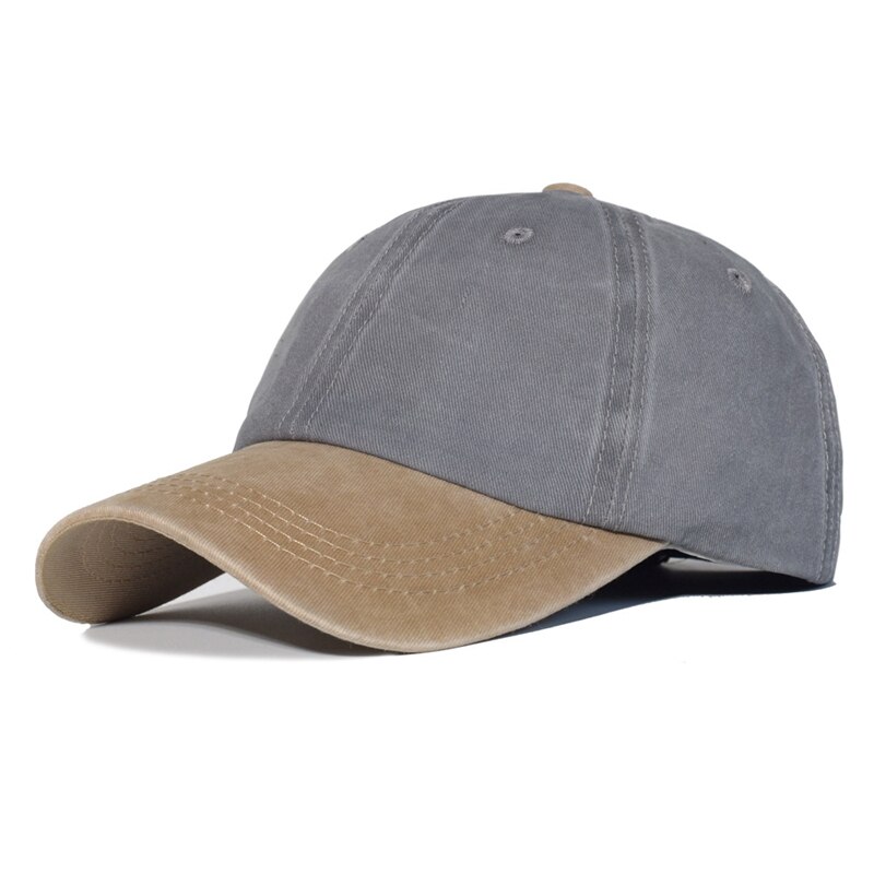 Wassen Splitsen Soft Top Verstelbare Mannen Dad Hoed Shading Zomer Outdoor Zon Bescherming Unisex Hip Hop Baseball Cap Snapback: 7