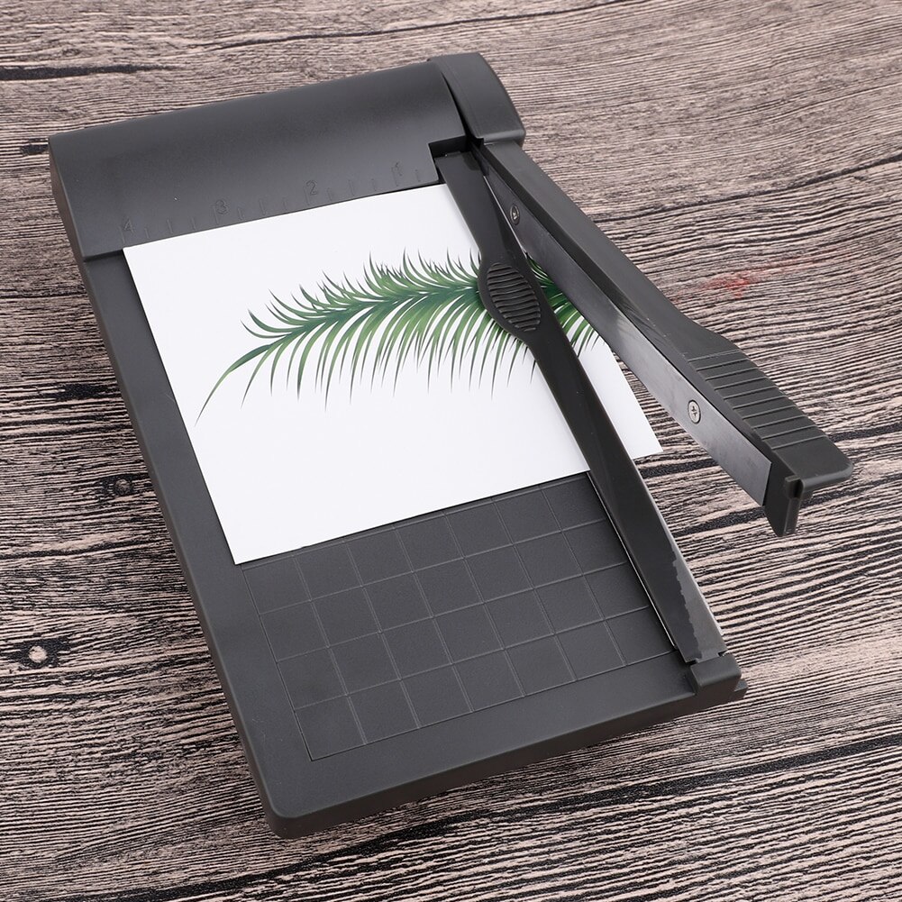 A5 Papier Cutter Schneiden matt Maschine Büro Liefert Foto Etikett Kunst Malerei Trimmer Schrott buchung Werkzeuge Lineal Versteckte Klinge