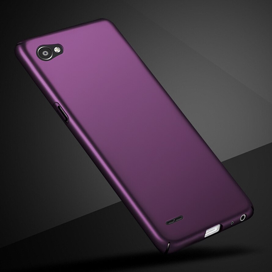 Phone Cases For LG Q6 Case Cover For LG Q6 Alpha Case Plain PC Back Cover Case For LG Q6 Plus Q6A M700 X600 X600K Cover 5.5": For LG Q6 / Purple