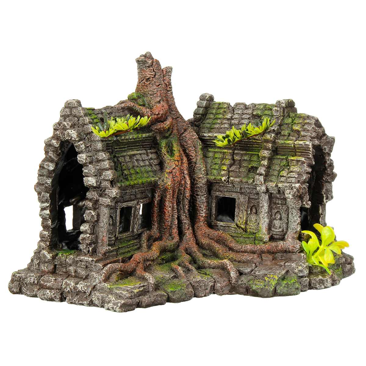 Hars boomhut aquarium landschapsdecoratie thuis aquarium schuilplaats grot ornament decoratie aquarium ornament aquarium decoratie