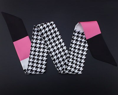 120cm * 7cm bufanda de pata de gallo Europea americana bufandas de color para mujer atadas bolsa cinta de manilla vendaje chal bufandas delgadas SJ119: 4