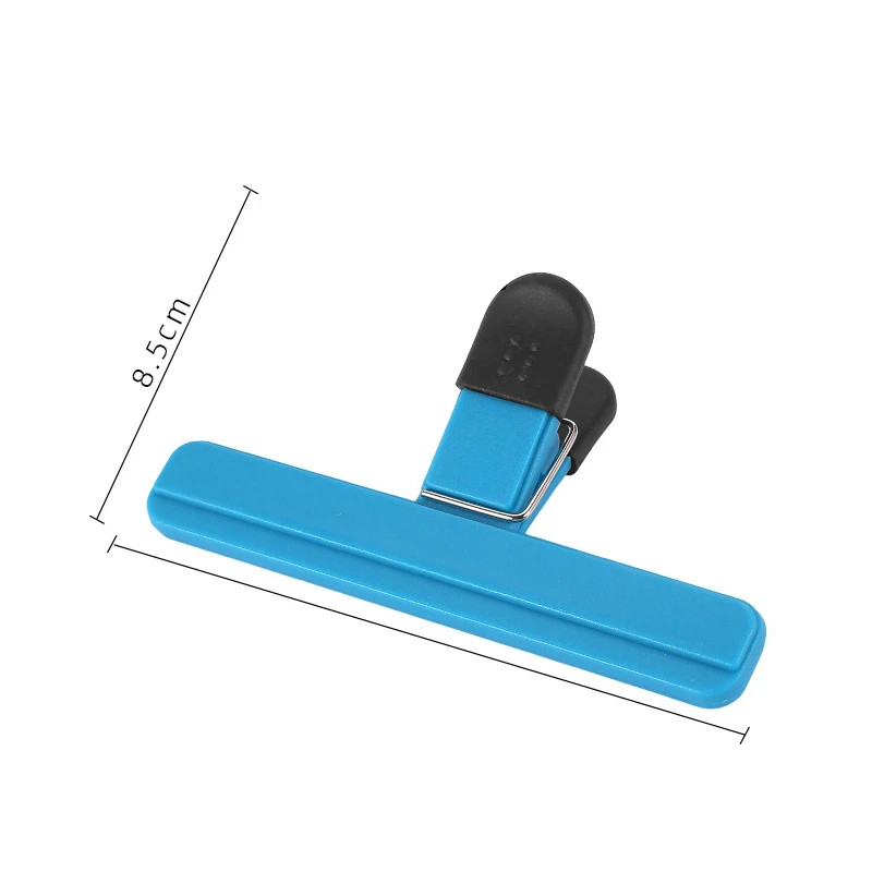 Portable Bag Clips Kitchen Storage Food Snack Seal Sealing Bag Clips Sealer Clamp Plastic Tool Kitchen Organization Accessories: Ivory