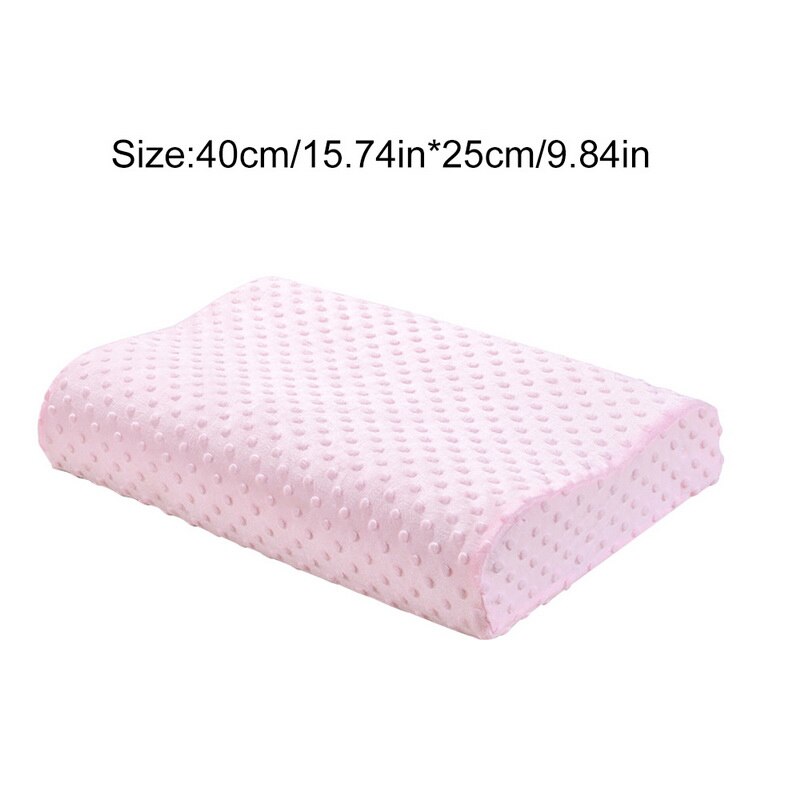3d puder ergonomisk memory skum pude vaskbar rejse nakke partikel pude 3d puder sovepude micro airballs fyld: D3 lyserøde
