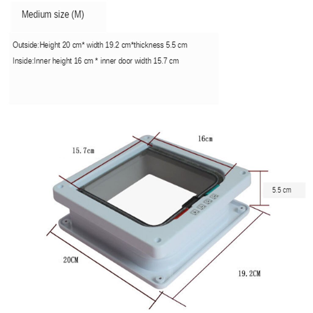 Dog Screen Door, Pet Screen Door ABS Plastic Protector for Sliding Door
