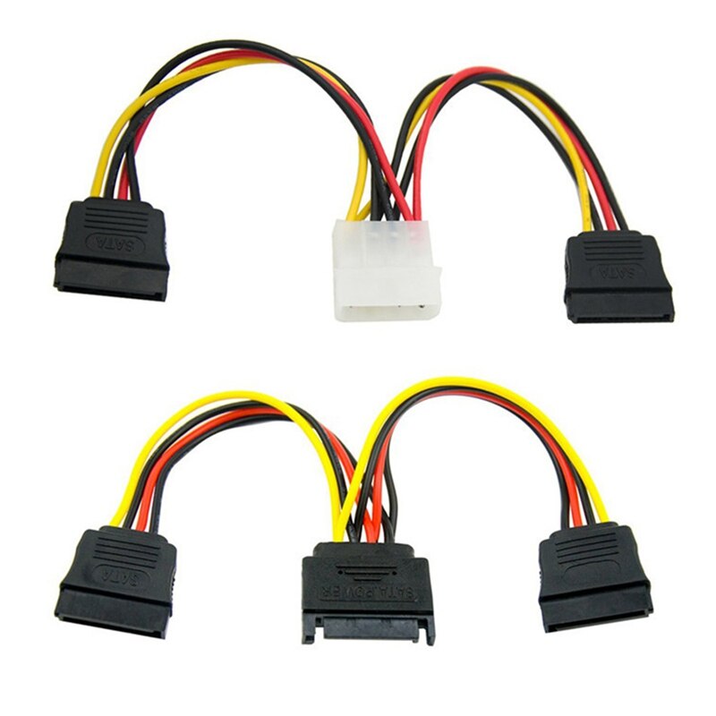 2.5 Inch Ssd 3.5 Inch Interne Harde Schijf Mounting Kit Met Sata Data Kabels En Kabels (2 X Ssd Beugel)