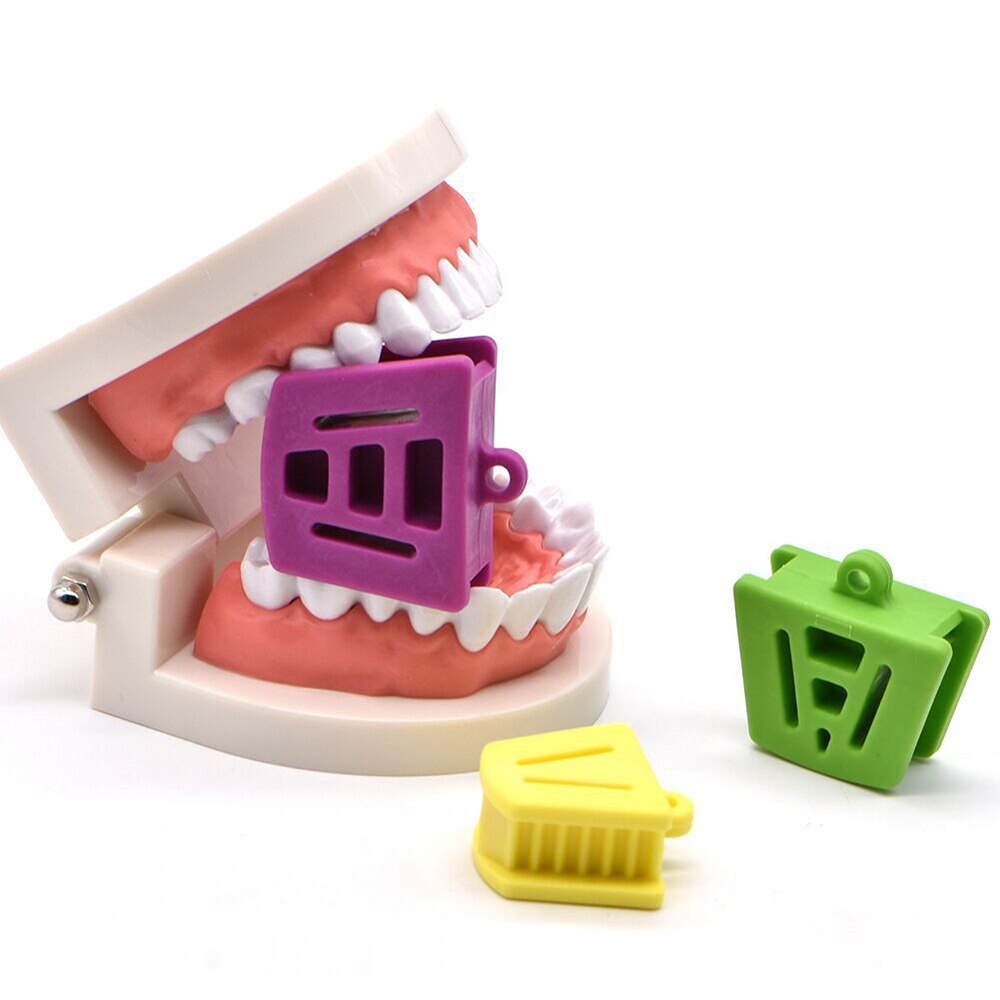 3 Pcs Dental Silicone Mond Prop Bijtblok Rubber Opener Retractor Latex Tanden Whitening Care Tool