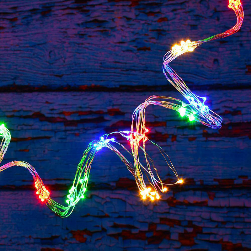 RGB Christmas Tree Branch Lights Battery Timer Outdoor Led Waterfall Lights Decoration Outdoor Home Christmas Wedding Ornaments: RGB