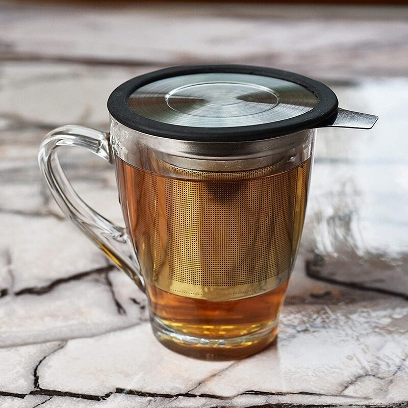 Thee Zetgroep Theepot Voor Losse Thee Fijne Mesh Theezeefje Voor Losse Blad Thee Grote Capaciteit Thee Steeper