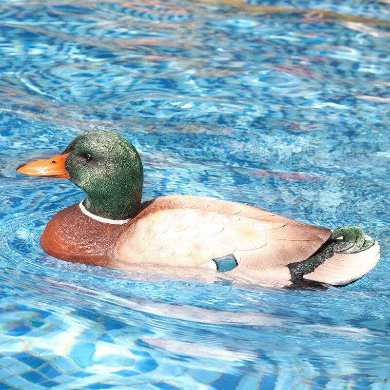 V201 RC Boat RC Duck Boat 2.4Ghz Hunting Motion Remote Control Duck Boat Waterproof for Swimming Pool Pond Garden Decor