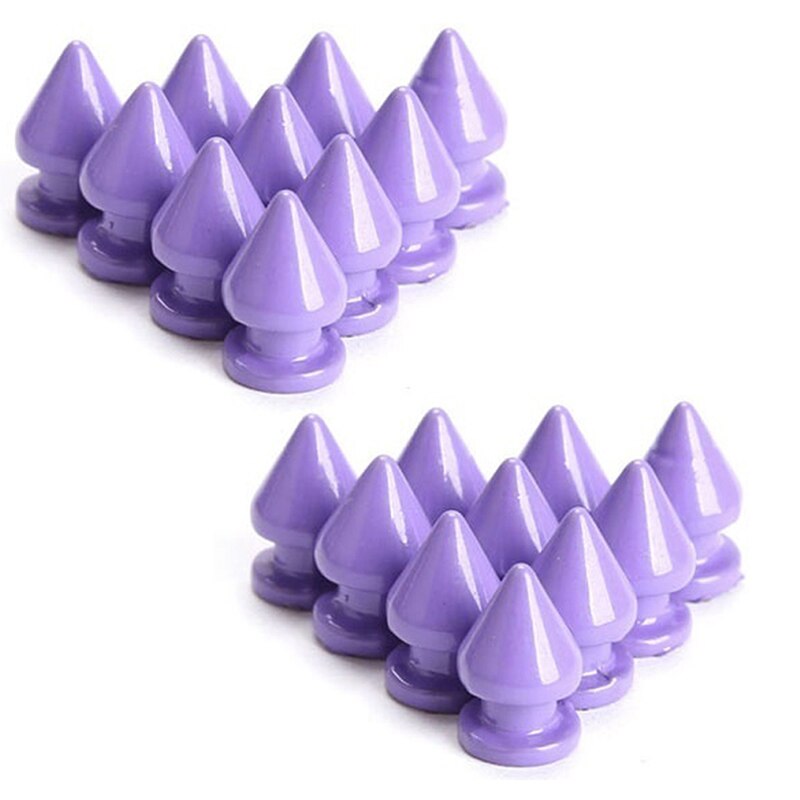 20 Pcs 13 Mm Bullet Screwback Spikes Stud Voor Punk Armband Lederen Tas Diy Schoenen Kleding Materialen Sieraden Accessoires Klinknagels