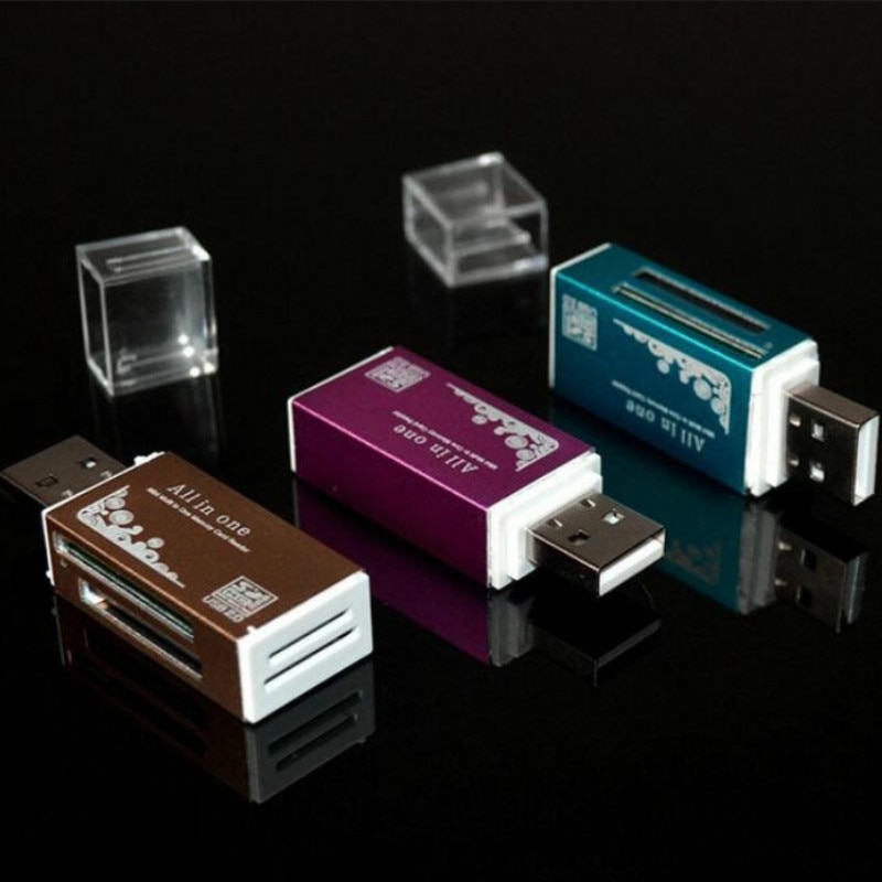 Lettore di Schede 4 in 1 - USB 2.0 All-in-One Alta Velocità Lettore di Schede Universale SD TF MMC