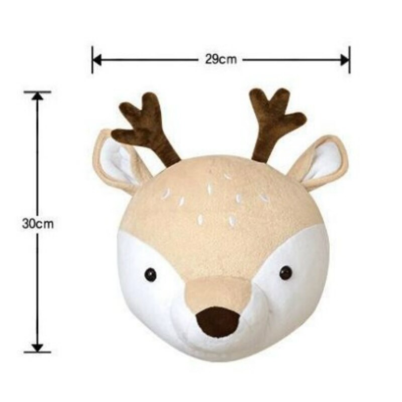Enfants chambre décoration 3D animaux têtes pépinière chambre décoration éléphant cerf licorne tête tenture murale décor pour chambre d'enfants