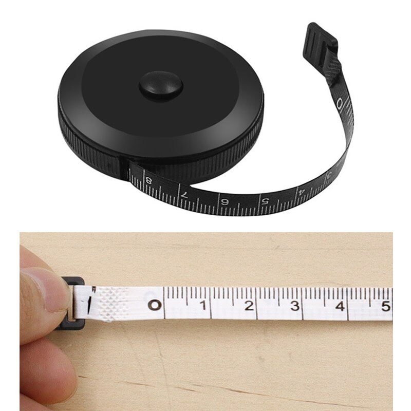 Regla de costura automática de 150cm/60 pulgadas, medidor de cinta métrica de costura, regla retráctil para medir el cuerpo, cinta métrica suave para costura a medida