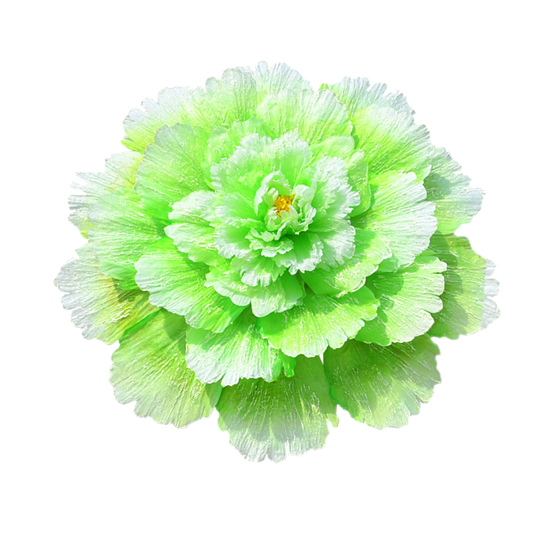 Peony Umbrella Large Dance evening Handflower props Stage performance Games Opening Ceremony Dance props large peonies The Kid: L / green