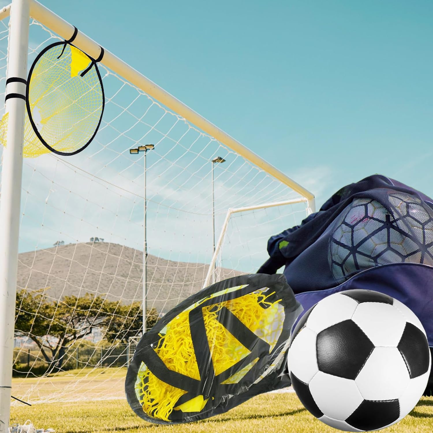 Voetbaltraining Schiet Doelnet Voetbaltraining Schoot Net Vrije Trap Oefennet Schietnet Jeugdvoetbal Trainingsuitrusting