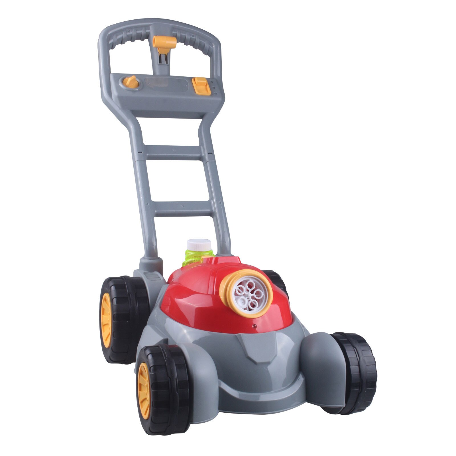 Bubble Machine Speelgoed Voor Jongens Meisjes, Bubble Grasmaaier Met Bubble Oplossing 100Ml
