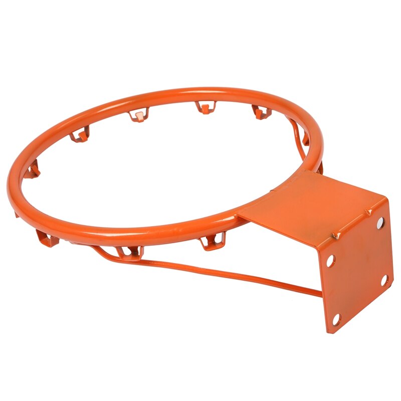 Basketball Rim Net Indoor Outdoor Hanging Basketball Goal with All Weather Net Wall Mounted Basketball Hoop 14Inch