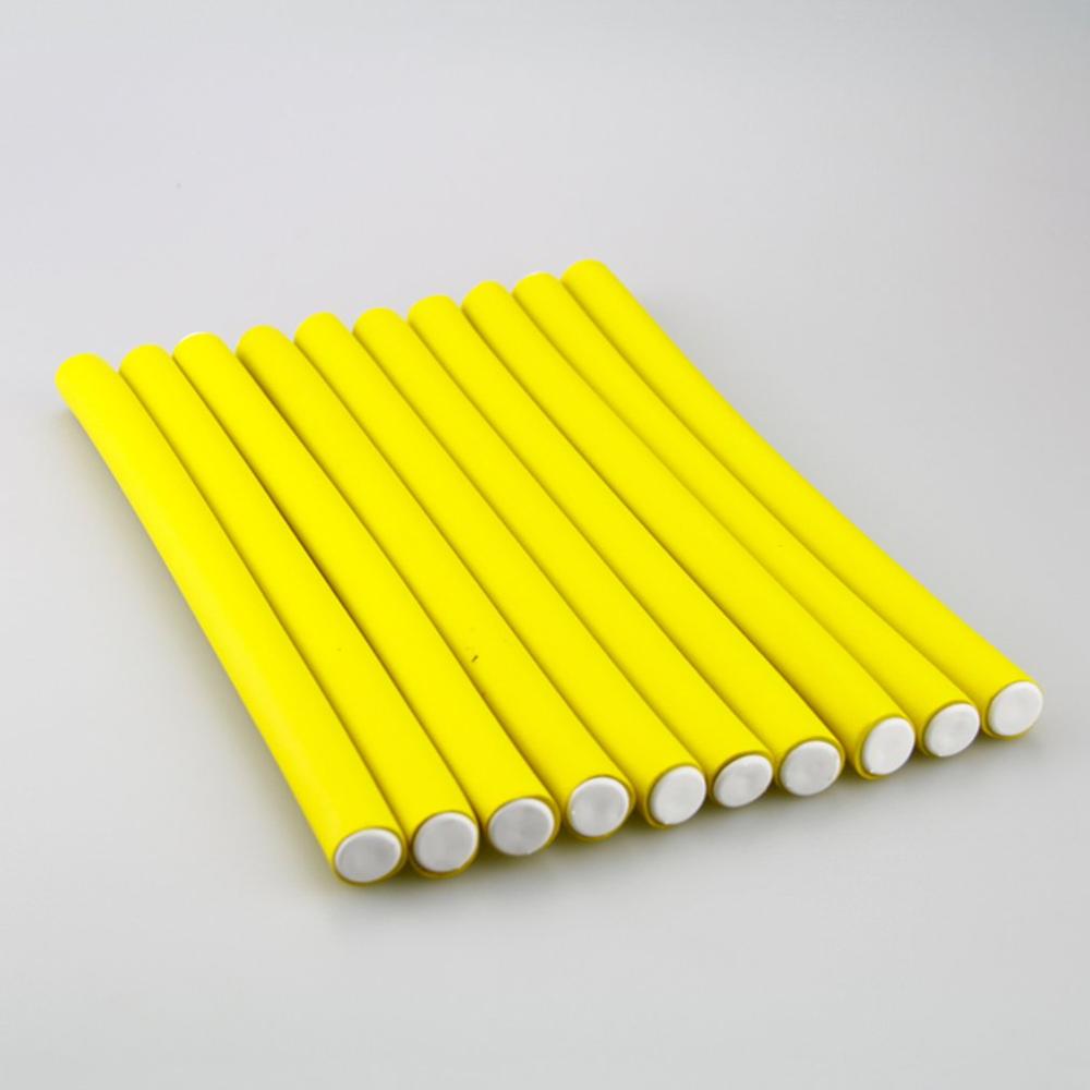 10 stuks/set zachte haarkrultang rollers krul haar buigzame rollers diy magische haarkrultangen styling rollers parelkatoen haarkrultang